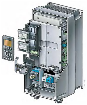 Модульная конструкция Danfoss VLT HVAC Basic Drive FC 101